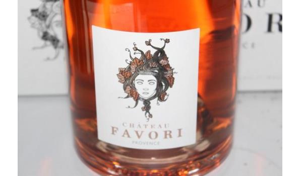 6 flessen à 1,5l rosé wijn Chateau Favori, Provence